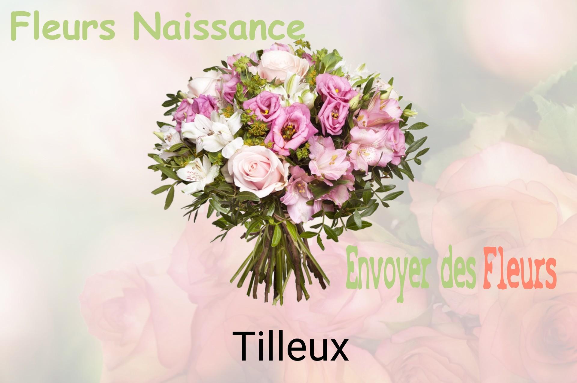 Bouquet de fleurs de naissance livré à Tilleux